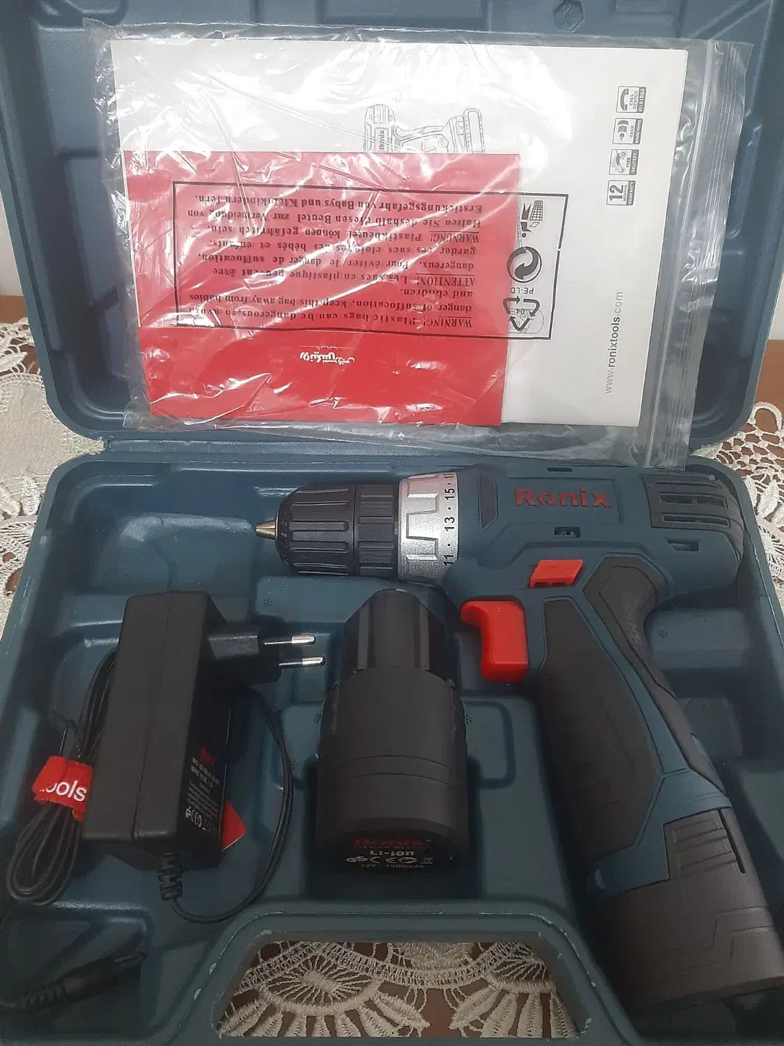 دریل شارژی ۸۰۱۲ رونیکس|ابزارآلات|تهران, سبلان (لشگر)|دیوار