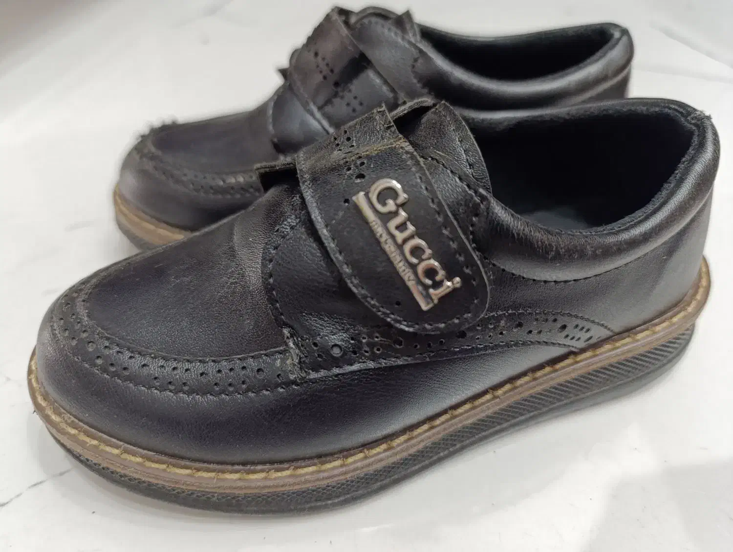 کفش چرم پسرانه سایز 27|کفش و لباس بچه|چالوس, |دیوار