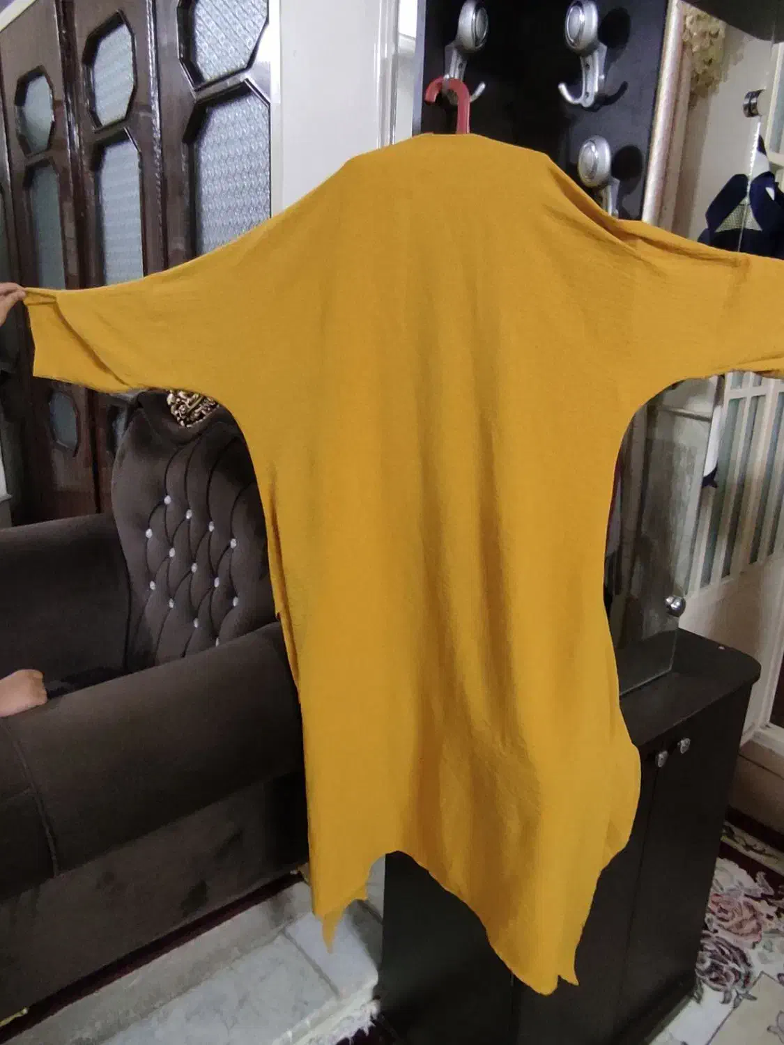 مانتو جلو باز خردلی نو|لباس|کاشان, زیدی|دیوار