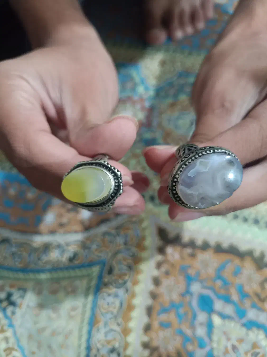 انگشتر نقره اصل|جواهرات|لالجین, |دیوار