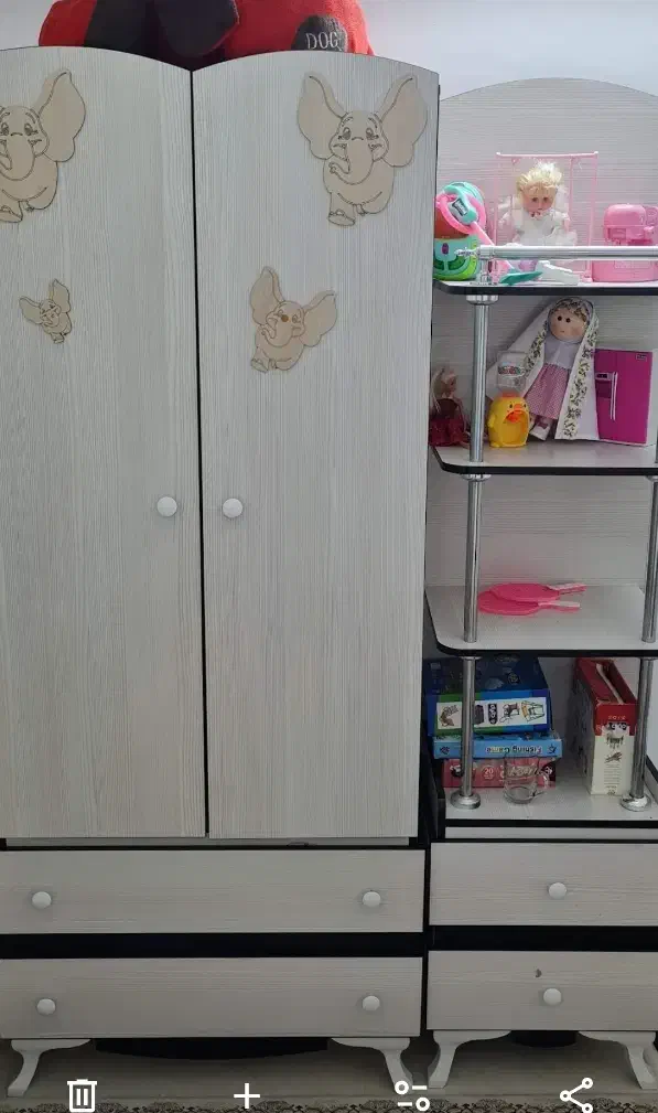 کمدلباس و تخت|تخت و سرویس خواب|قم, زنبیل آباد|دیوار