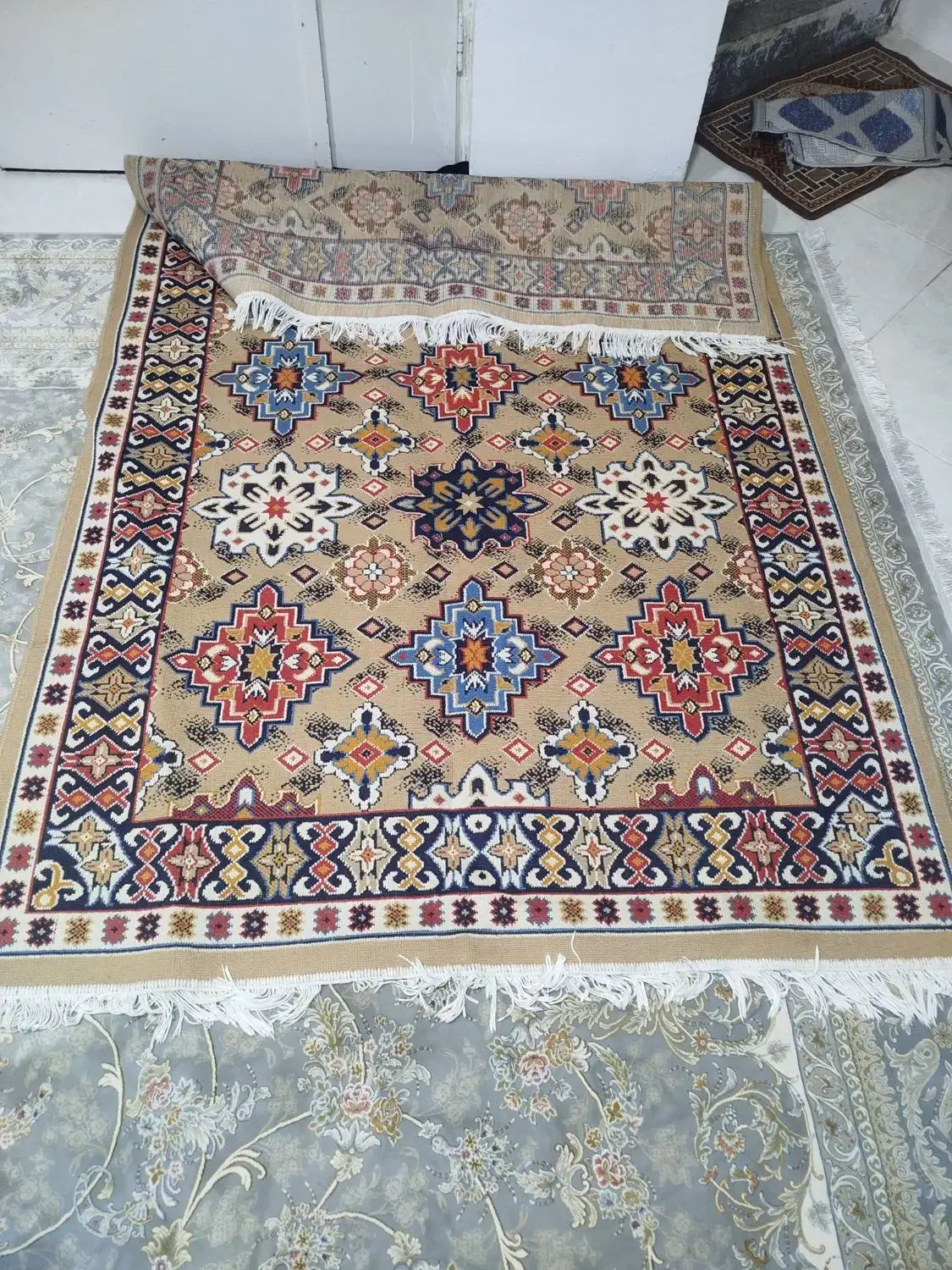 گلیم4متری تمیز و سالم|گلیم، جاجیم، گبه|شاندیز, |دیوار