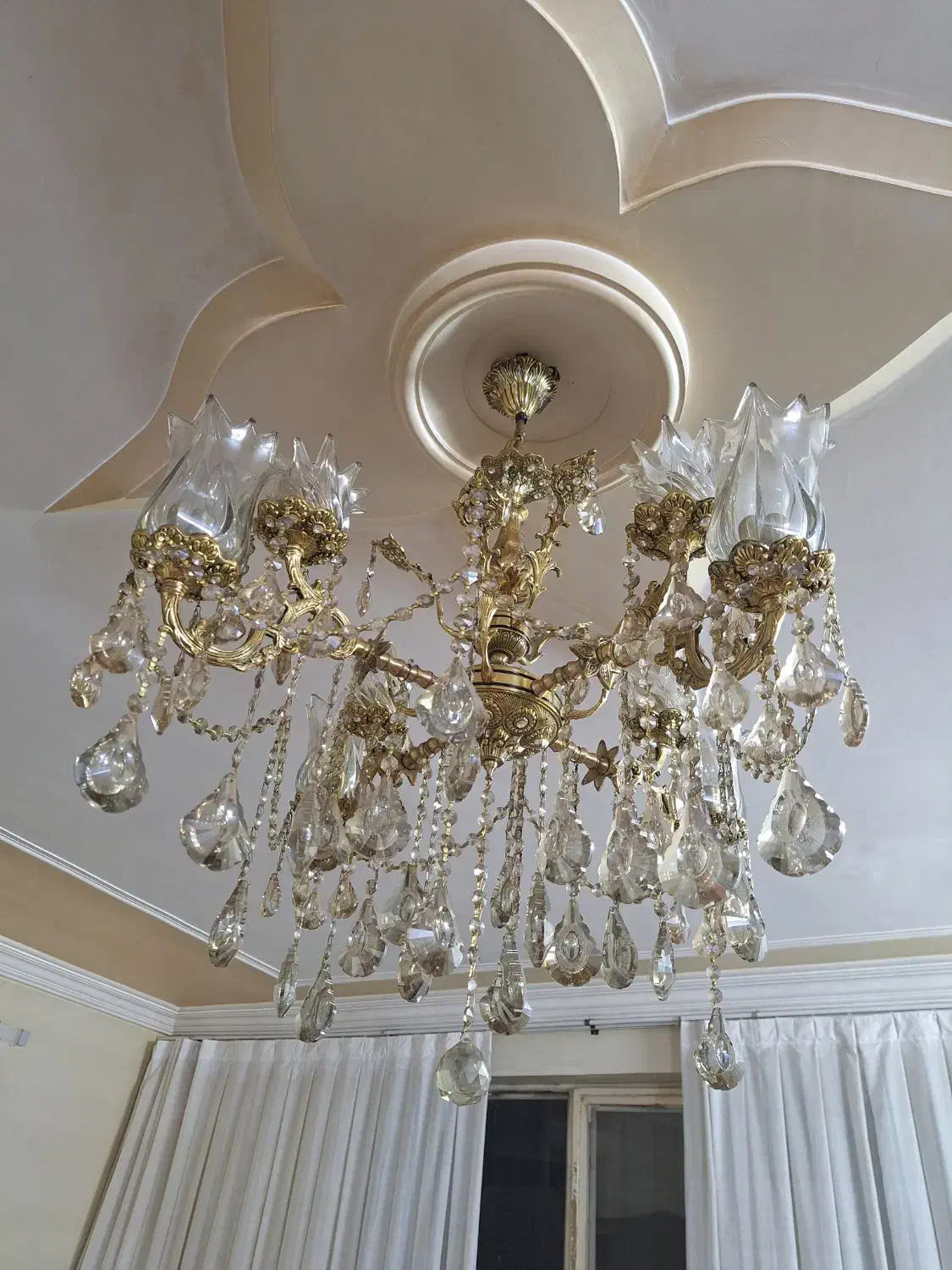 لوستر|لوستر و چراغ آویز|بروجرد, |دیوار