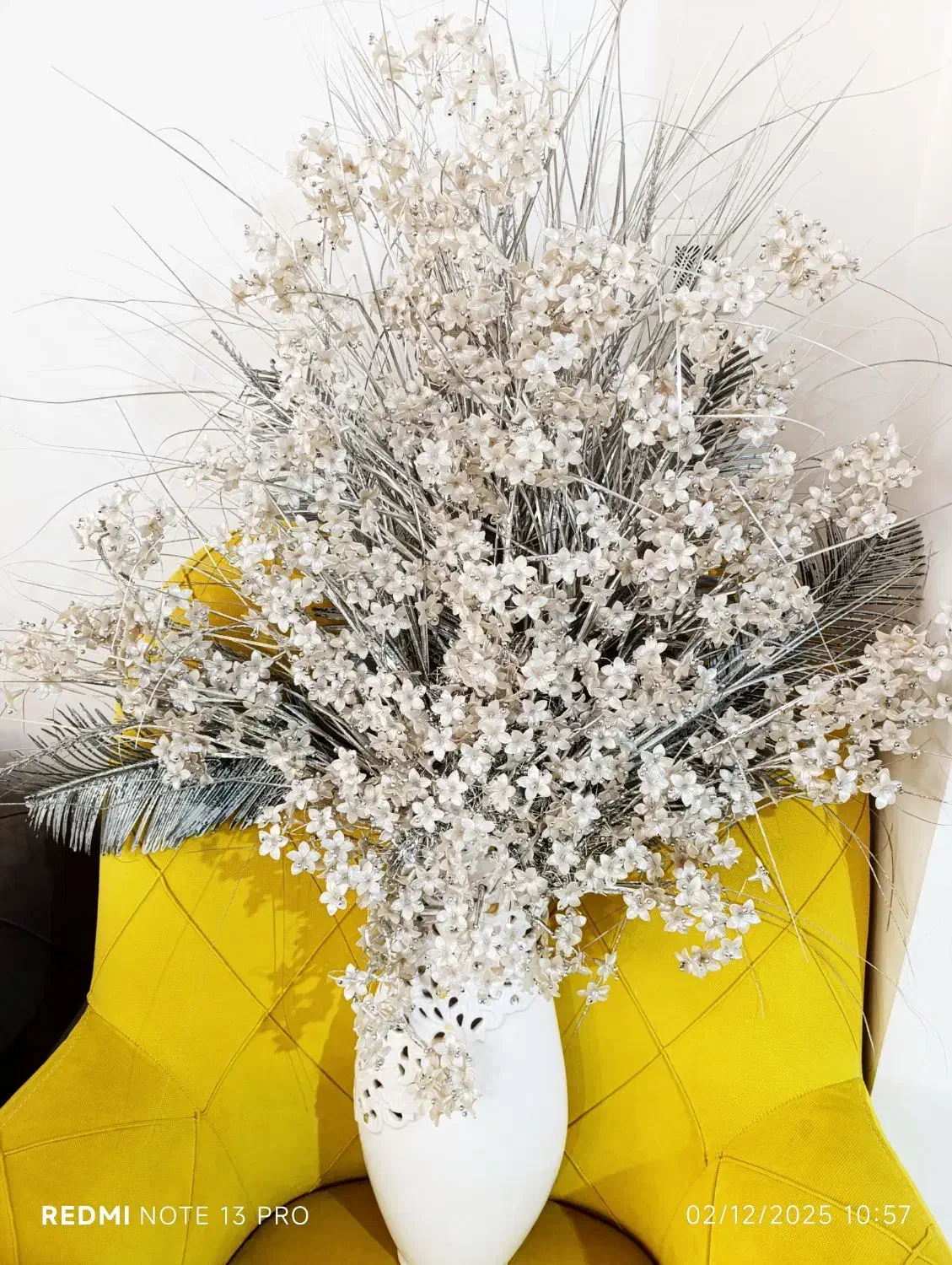 گل کریستال نامزدی|گل مصنوعی|سیرجان, |دیوار