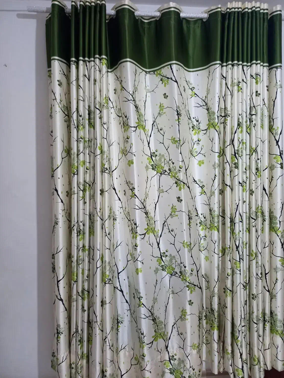 پرده ساتن طرحدار|پرده، رانر، رومیزی|رشت, کوی مهر|دیوار