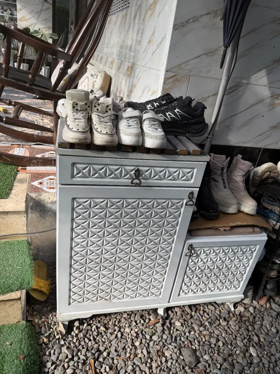 صندلی راک وجا کفشی و اینه|جاکفشی، کمد، دراور|لنگرود, |دیوار