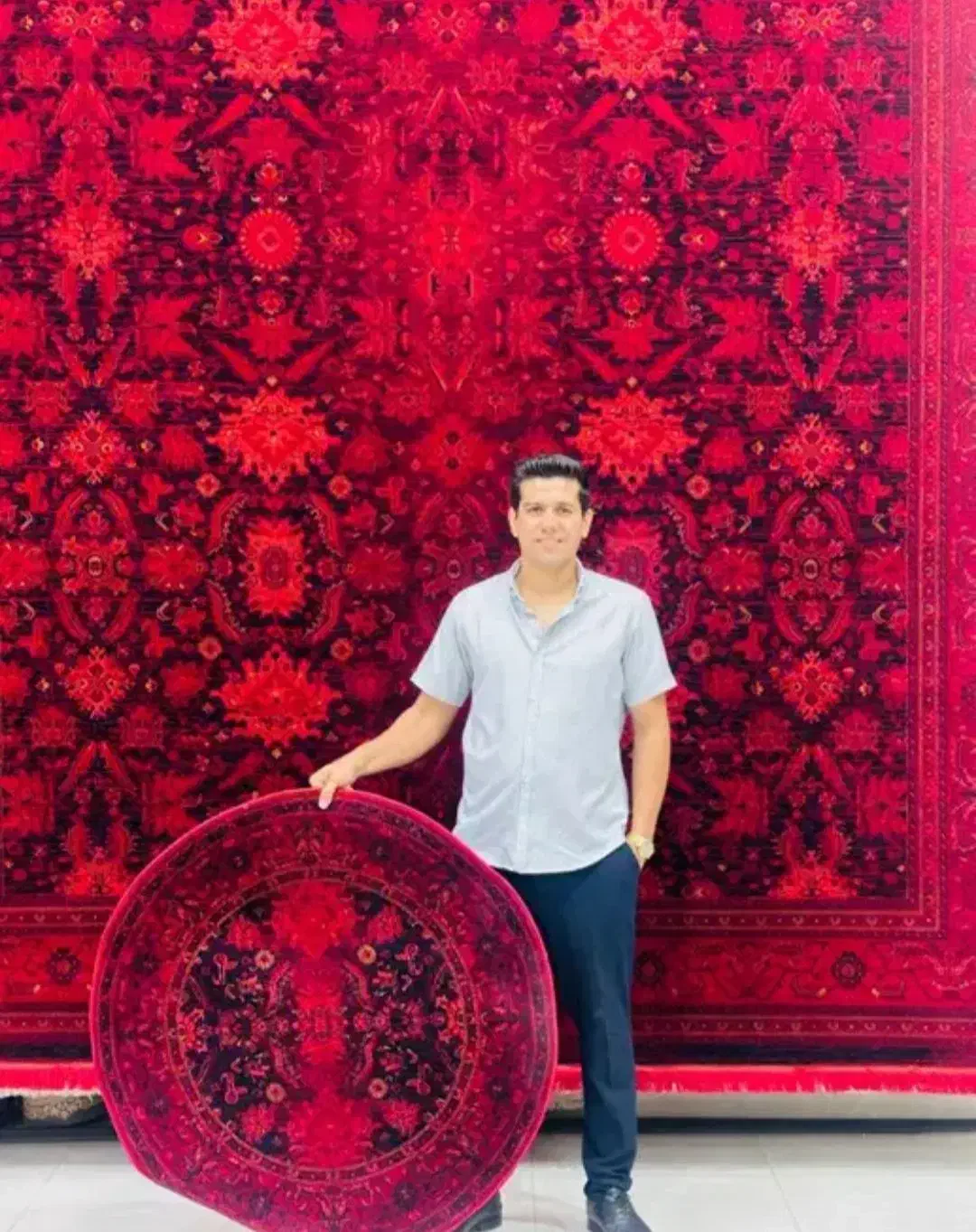 فرش» قصر» اصالت زیبایی|فرش|برازجان, |دیوار