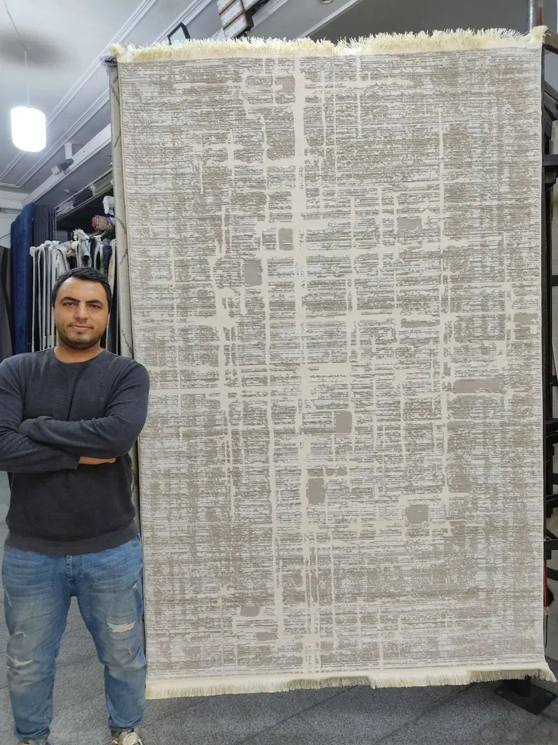 فرش مینیمال ۴متری اکبند|فرش|قدس, شهرقدس|دیوار