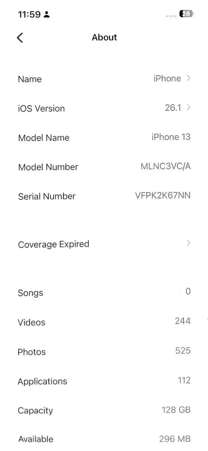 گوشی اپل iPhone 13  SIM1 eSIM 128GB رجیستر نشده|موبایل|اصفهان, مهرآباد|دیوار