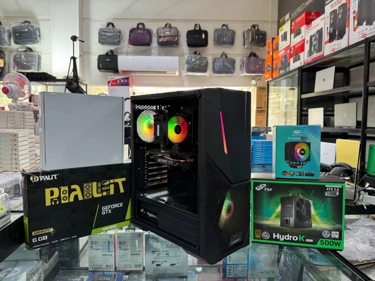 کیس i5 نسل۱۲گرافیک 6 گیگ ۱۶۶۰ با رم ۳۲|رایانه رومیزی|کرمان, |دیوار