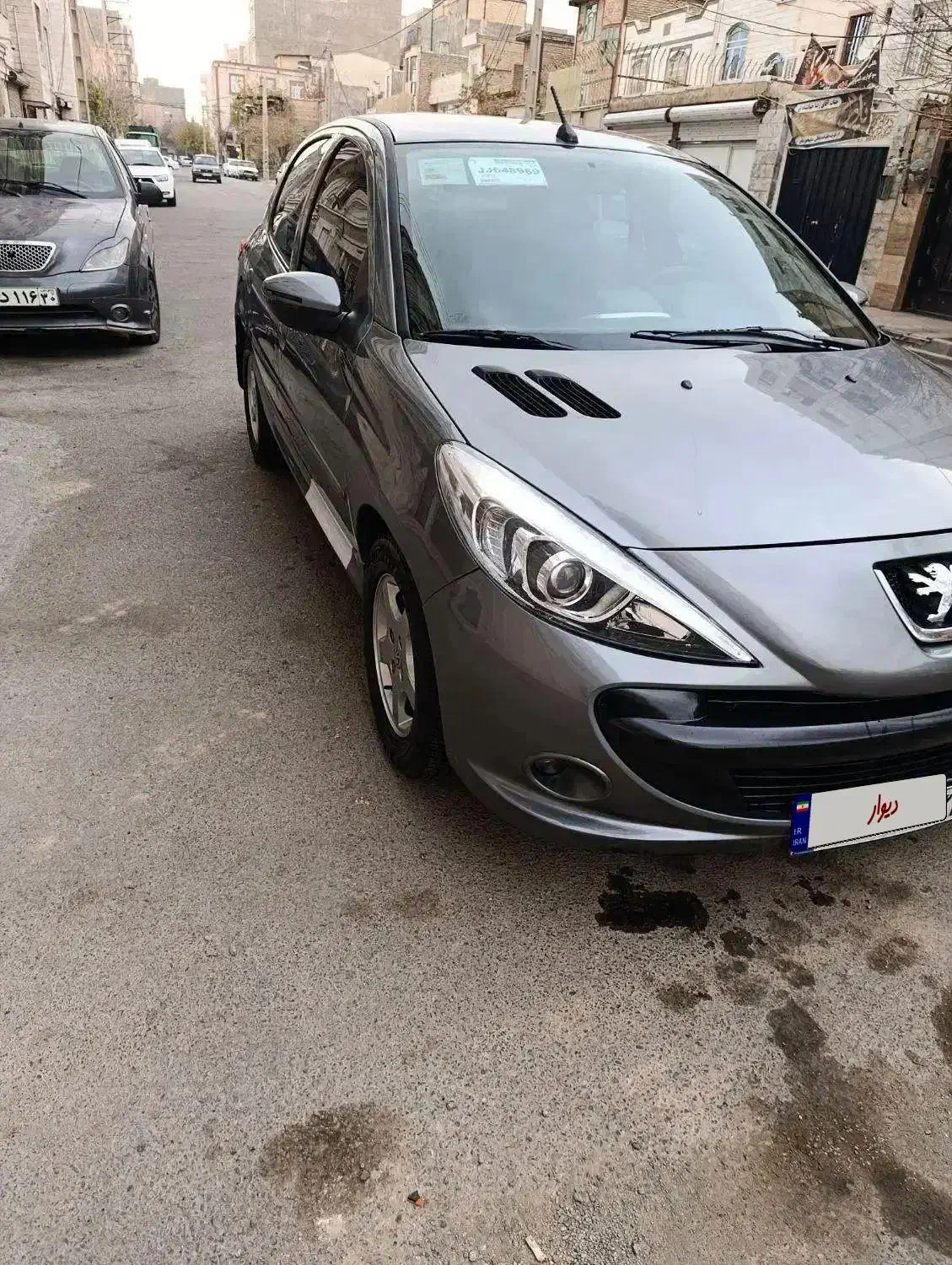 207 مدل 96 خاکستری|خودرو سواری و وانت|تهران, شهرک دانشگاه|دیوار