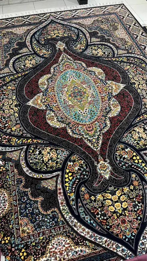 ۳عدد فرش سرمه ای|فرش|نسیمشهر, |دیوار