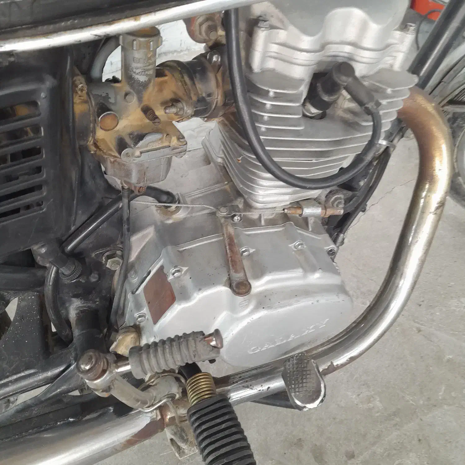 موتور 125تمام فابریک حتا راهنماهاش مزایده هس|موتورسیکلت|بندر ترکمن, |دیوار