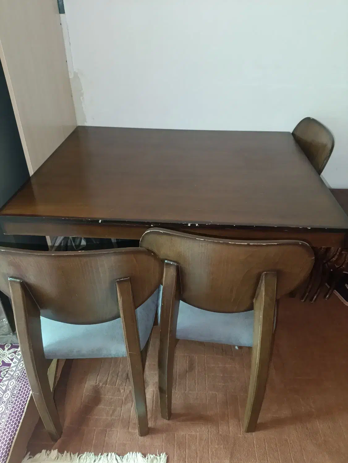 میز غذاخوری چهار نفره|میز و صندلی غذاخوری|قم, نیروگاه|دیوار