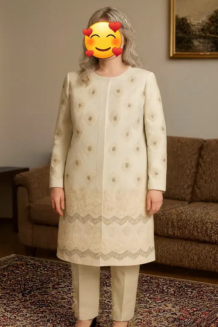 مانتو خامه دوزی مزونی Dutii|لباس|آبیک, |دیوار