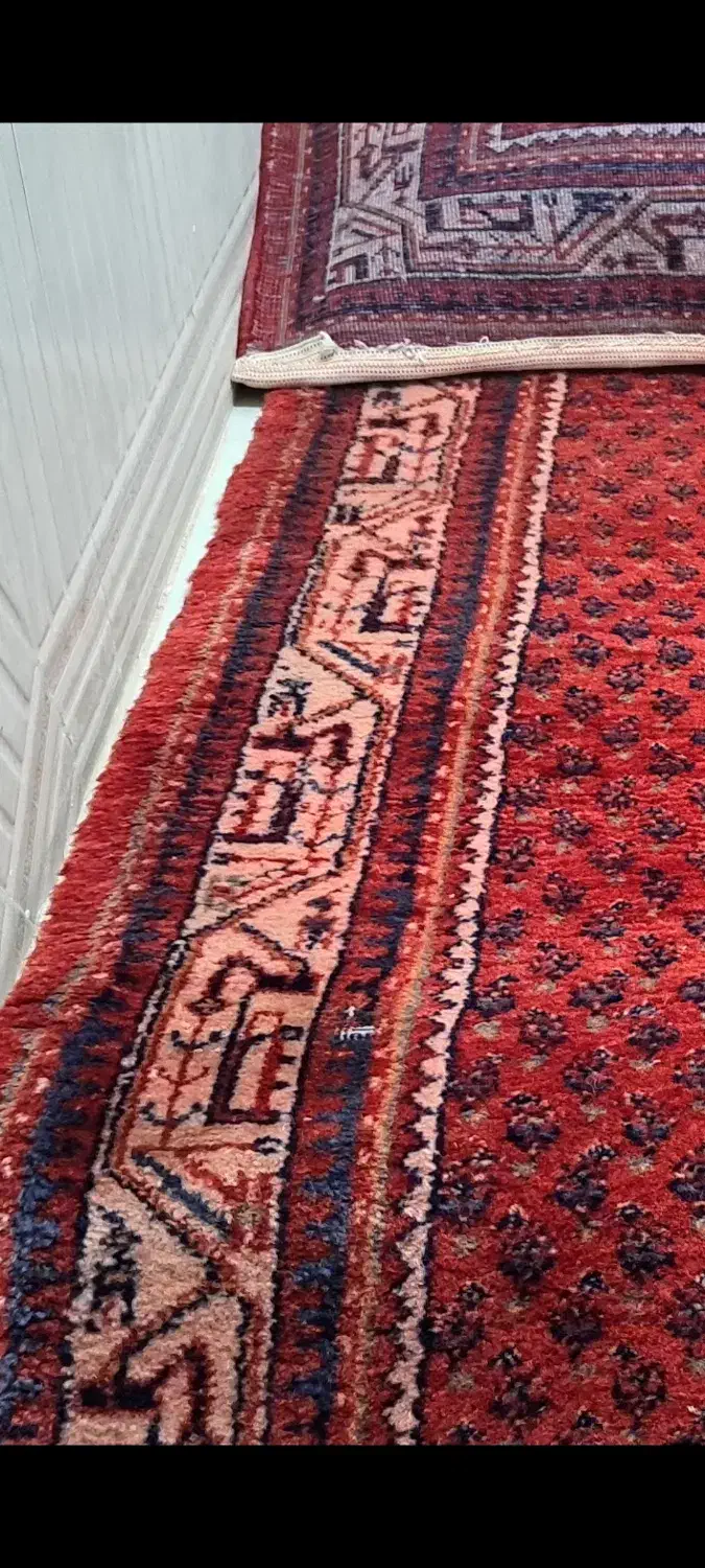 فرش کناره دستبافت جفت|فرش|اراک, |دیوار