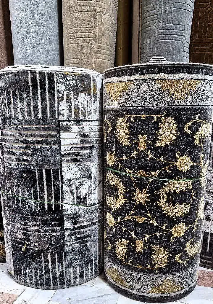 گلیم فرش کناره فرش تراکم بالامدل فانتزی وینتیج۳۹۳۶|گلیم، جاجیم، گبه|قم, نیروگاه|دیوار