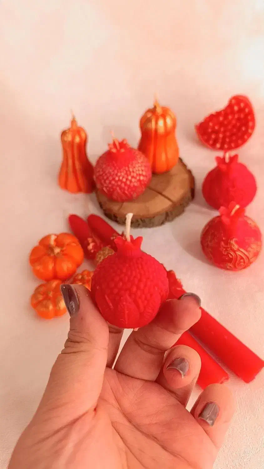 شمع یلدا به صورت عمده و خرده|صنایع دستی و سایر لوازم تزئینی|اردبیل, |دیوار