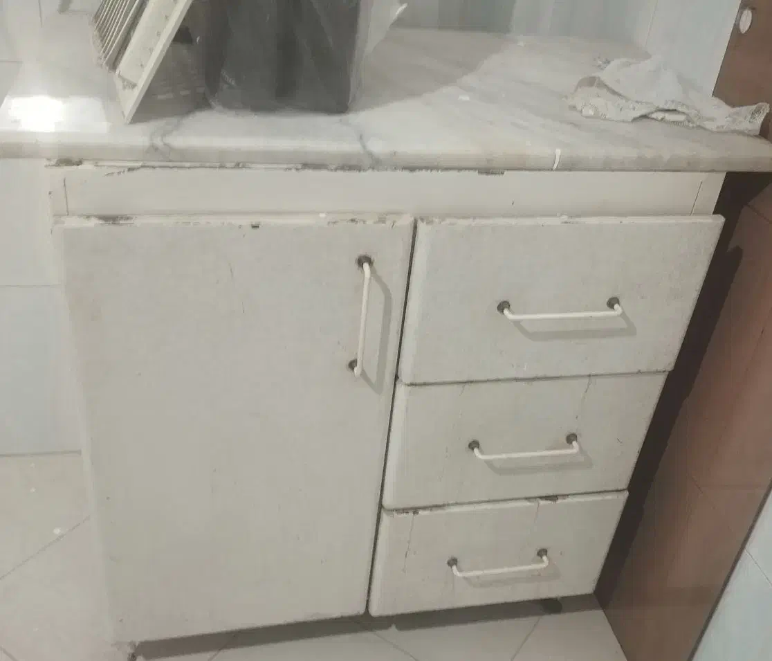 کابینت فلزی به همراه سنگ روکابینتی|مصالح و تجهیزات ساختمان|پیشوا, |دیوار