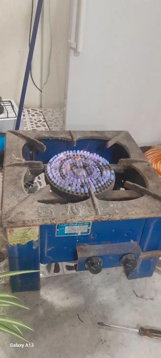 گاز دو شعله کاملا سالم|اجاق گاز و لوازم برقی پخت‌وپز|گرگان, |دیوار