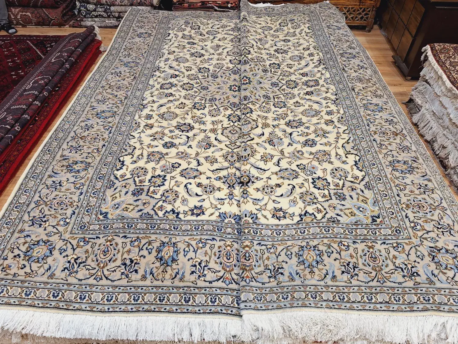 جفت قالی ۶متری دستباف بافت کاشان|فرش|تهران, اکباتان|دیوار