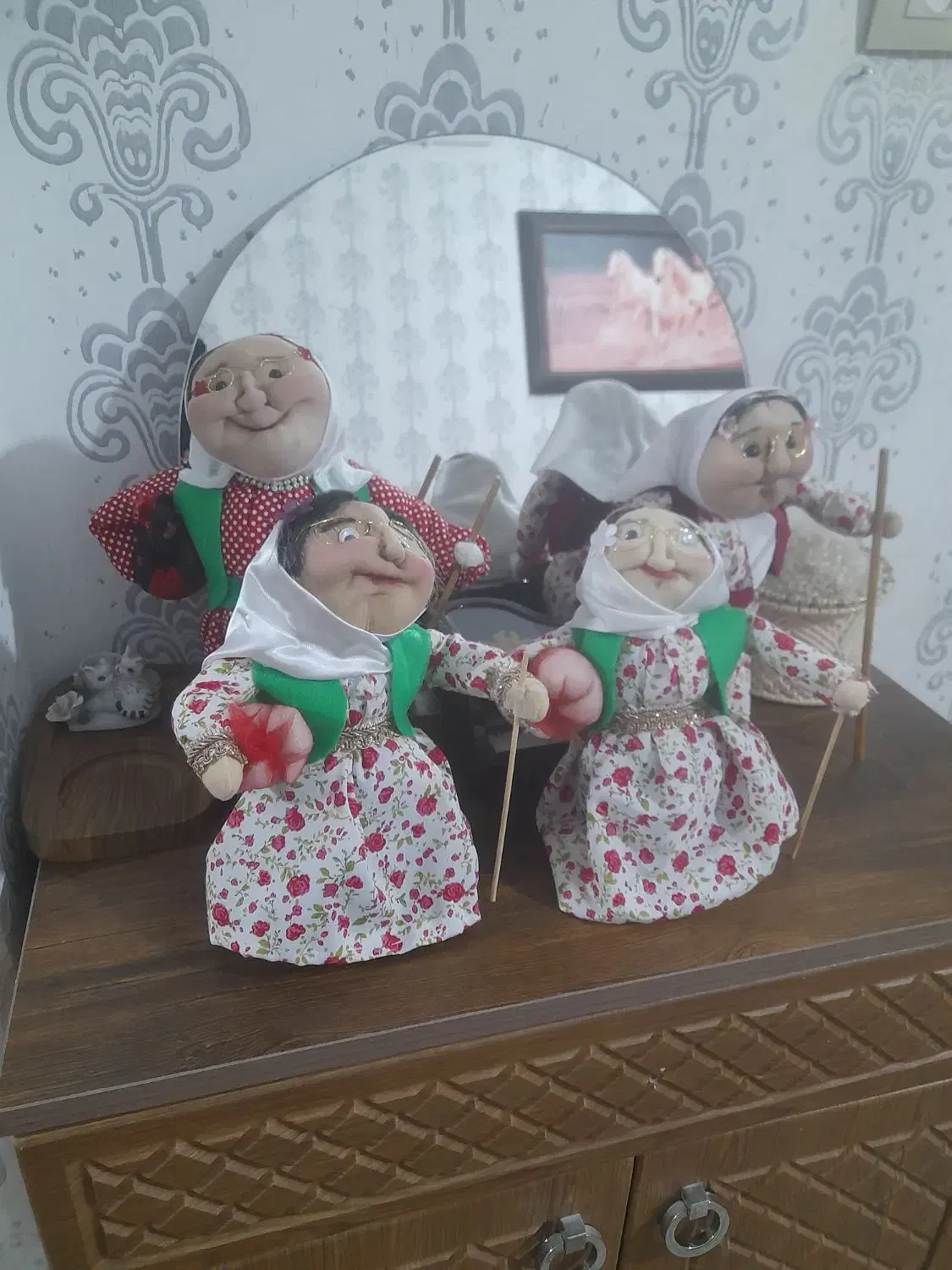 عروسک دست سازننه سرما|صنایع دستی و سایر لوازم تزئینی|کرمانشاه, |دیوار