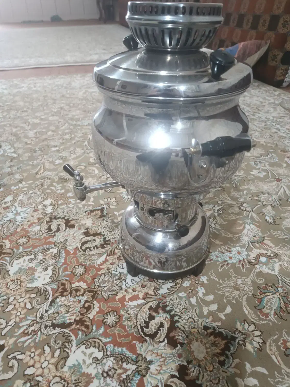 سماور گازی آپولون یوسف زاده 6لیتری|سماور، چای‌ساز، قهوه‌ساز|خرم‌آباد, |دیوار