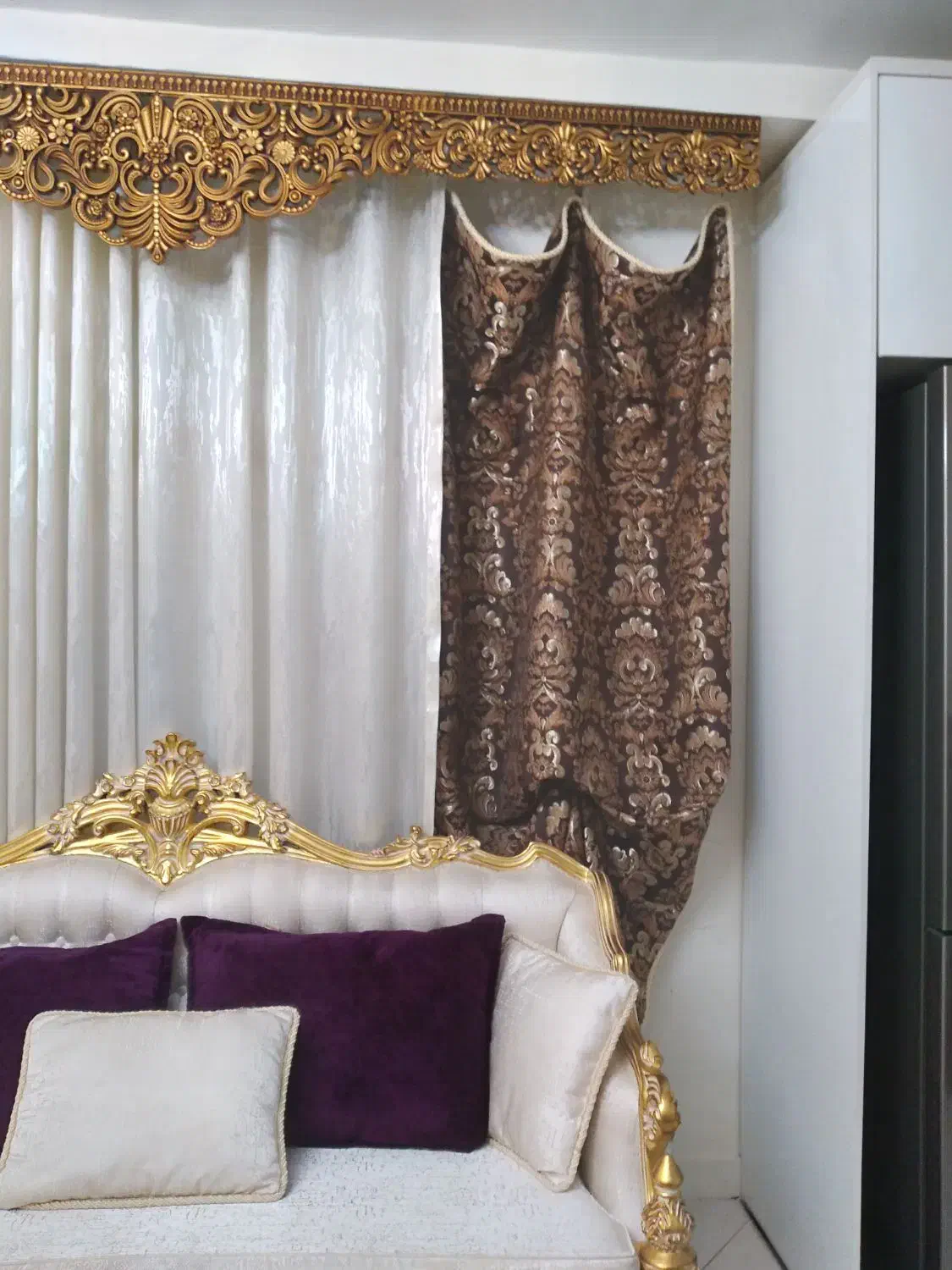 ۳ عدد پرده بسیار شیک|پرده، رانر، رومیزی|فردیس, قریشی|دیوار