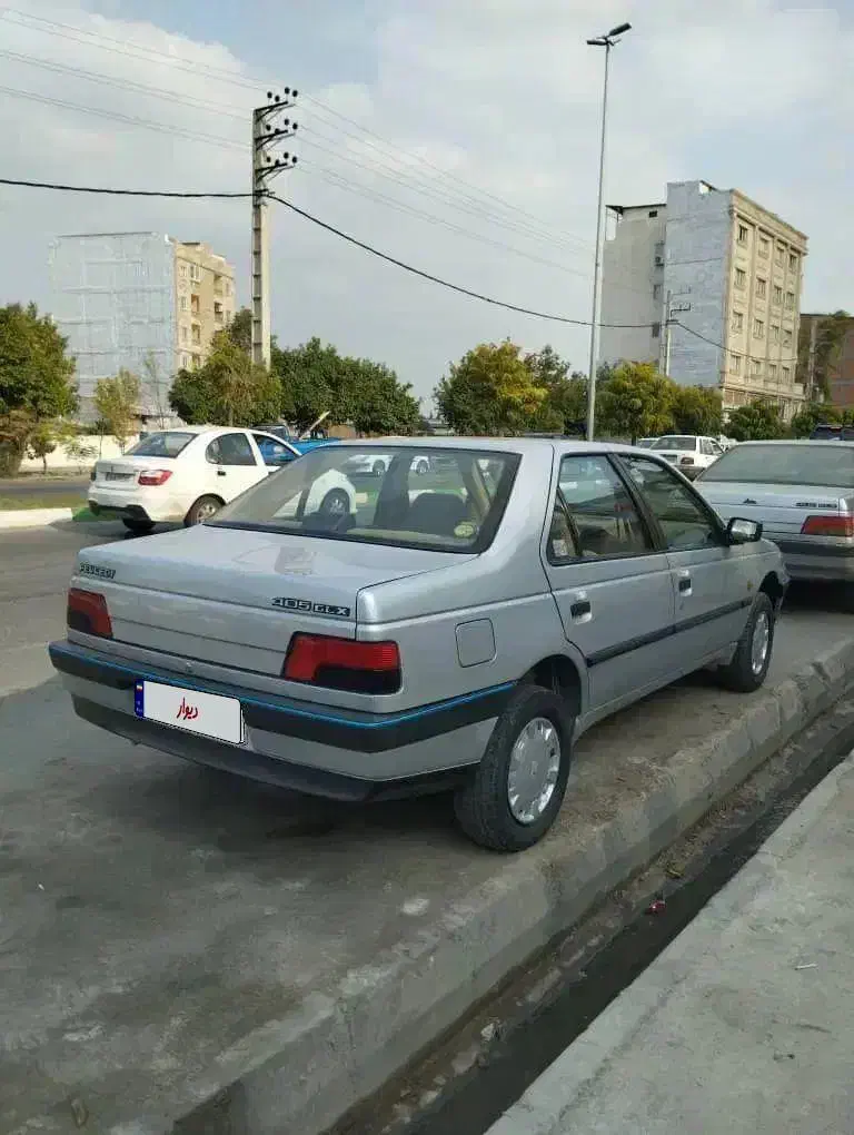پژو۴۰۵مدل۹۳کارکرد ۴۶ بی رنگ زیرخاکی دوگانه کارخانه|خودرو سواری و وانت|گرگان, |دیوار