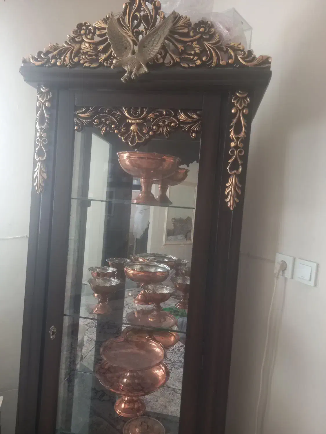 بوفه‌چوبی|بوفه، ویترین، کنسول|کرج, حصارک پایین|دیوار