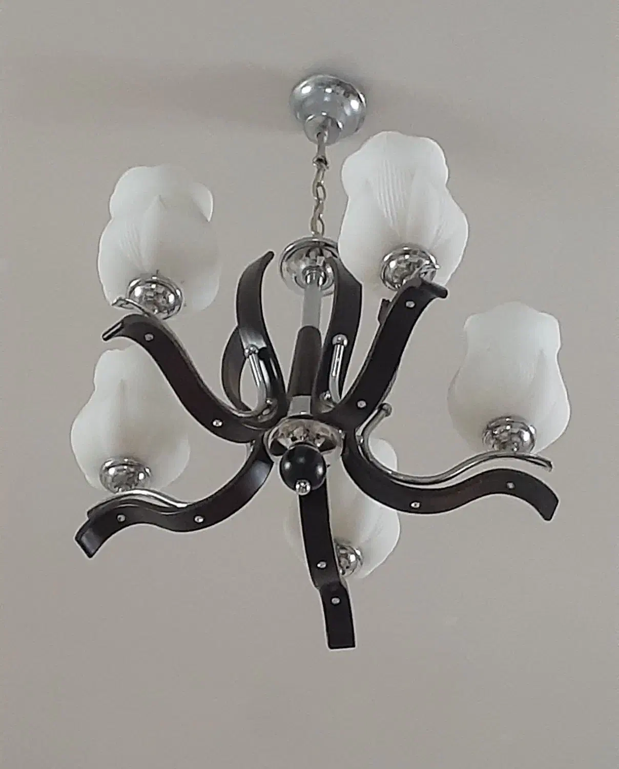 لوستر ۵ تیکه|لوستر و چراغ آویز|اصفهان, بهارانچی|دیوار