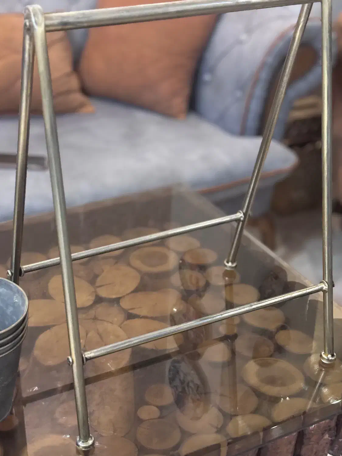 جا گلدانی و ۴گلدان‌فلزی|صنایع دستی و سایر لوازم تزئینی|کرج, گلشهر|دیوار