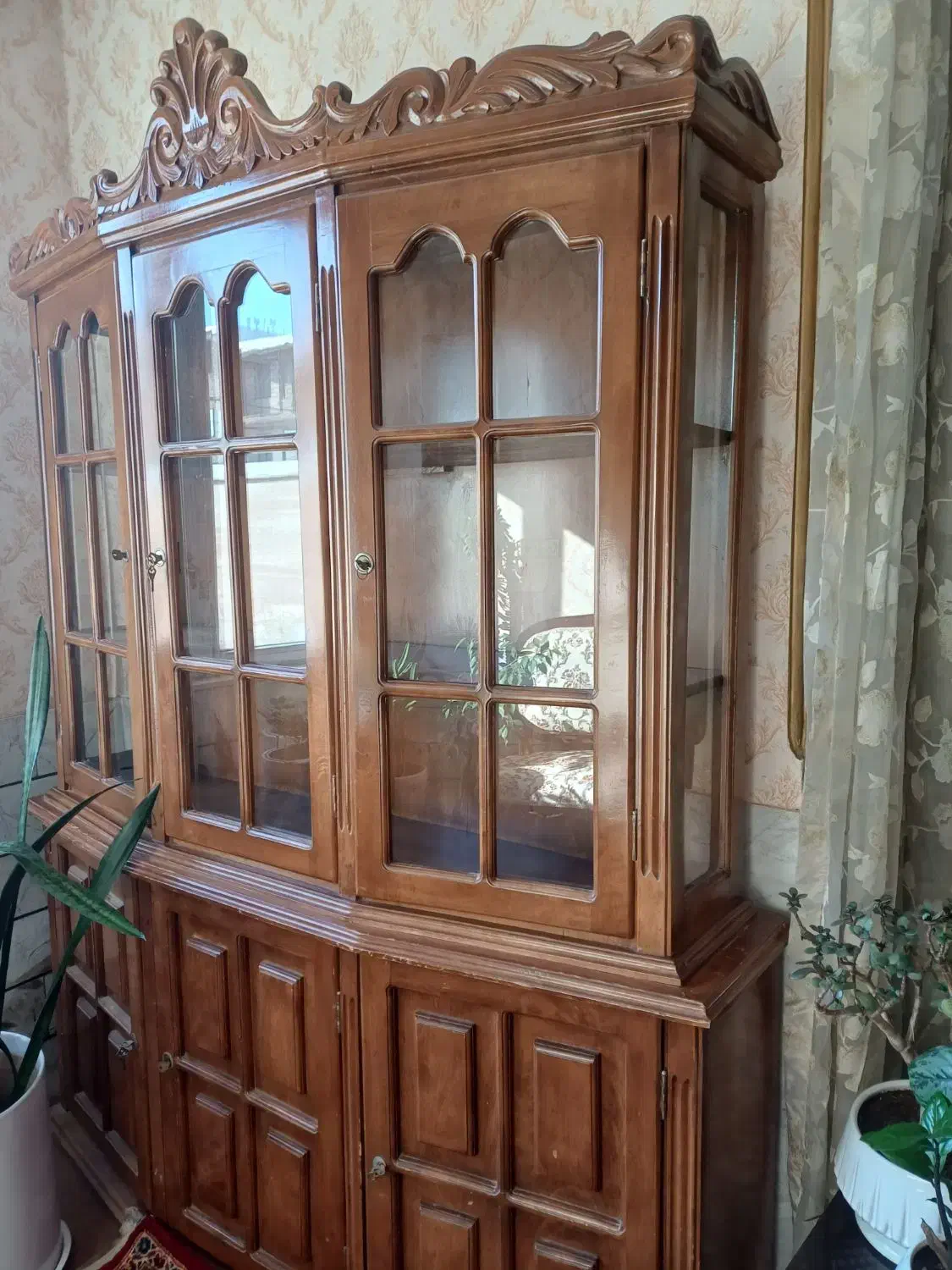 بوفه آنتیک|بوفه، ویترین، کنسول|خرمدره, |دیوار