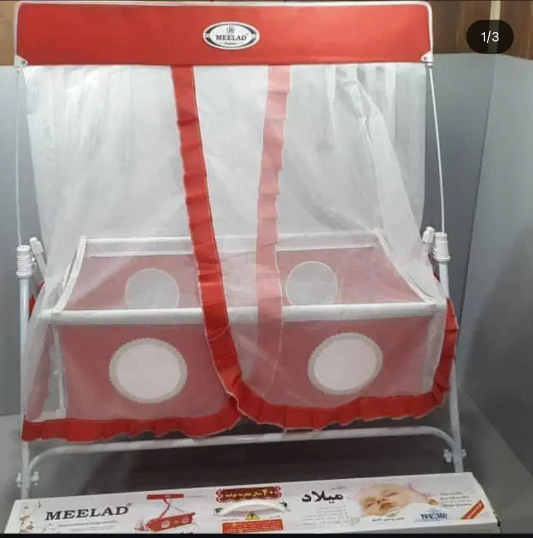 گهواره کودک|تخت و صندلی بچه|لامرد, |دیوار