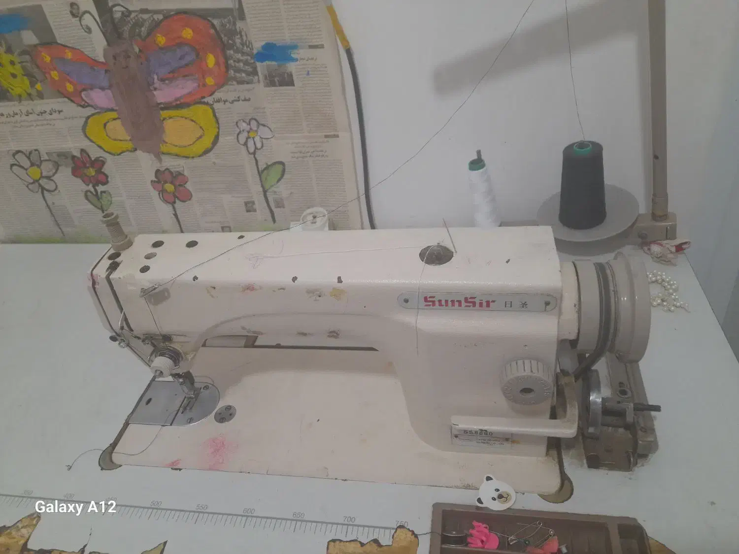 چرخ صنعتی کار کرده|لوازم خیاطی و بافتنی|صفادشت, |دیوار