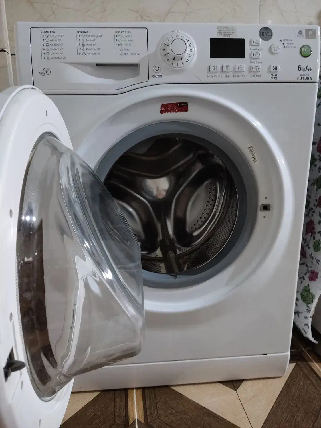 فروش یک عدد لباسشویی تمام اتوماتیک|ماشین لباسشویی و خشککن لباس|لامرد, |دیوار