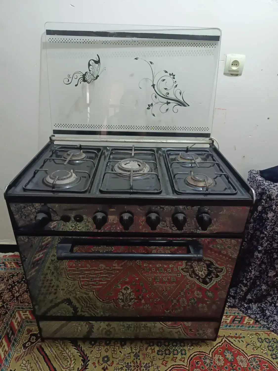 گاز طرح فر پنج شعله|اجاق گاز و لوازم برقی پخت‌وپز|گتوند, |دیوار