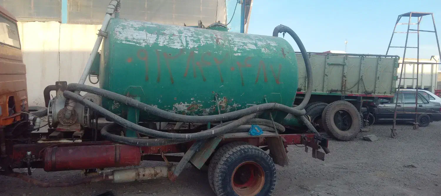 تانکر وشلنگ تخلیه چاه|ماشین‌آلات صنعتی|سلطانیه, |دیوار