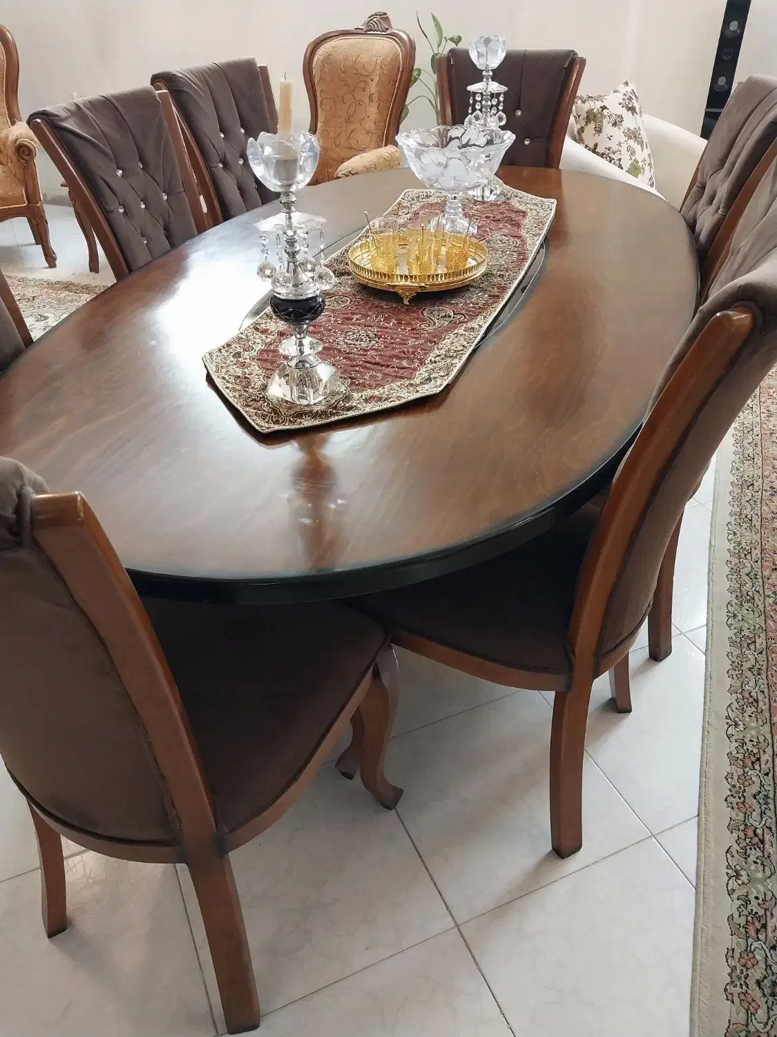 میز ناهار خوری|میز و صندلی غذاخوری|مشهد, هنرستان|دیوار