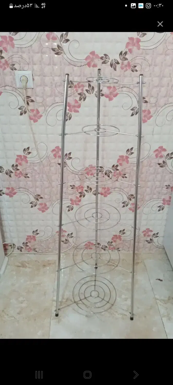 دوعدداستند قابلمه درحد نوجنس محکم|آب‌چکان و نظم‌دهنده ظروف|کرمانشاه, |دیوار