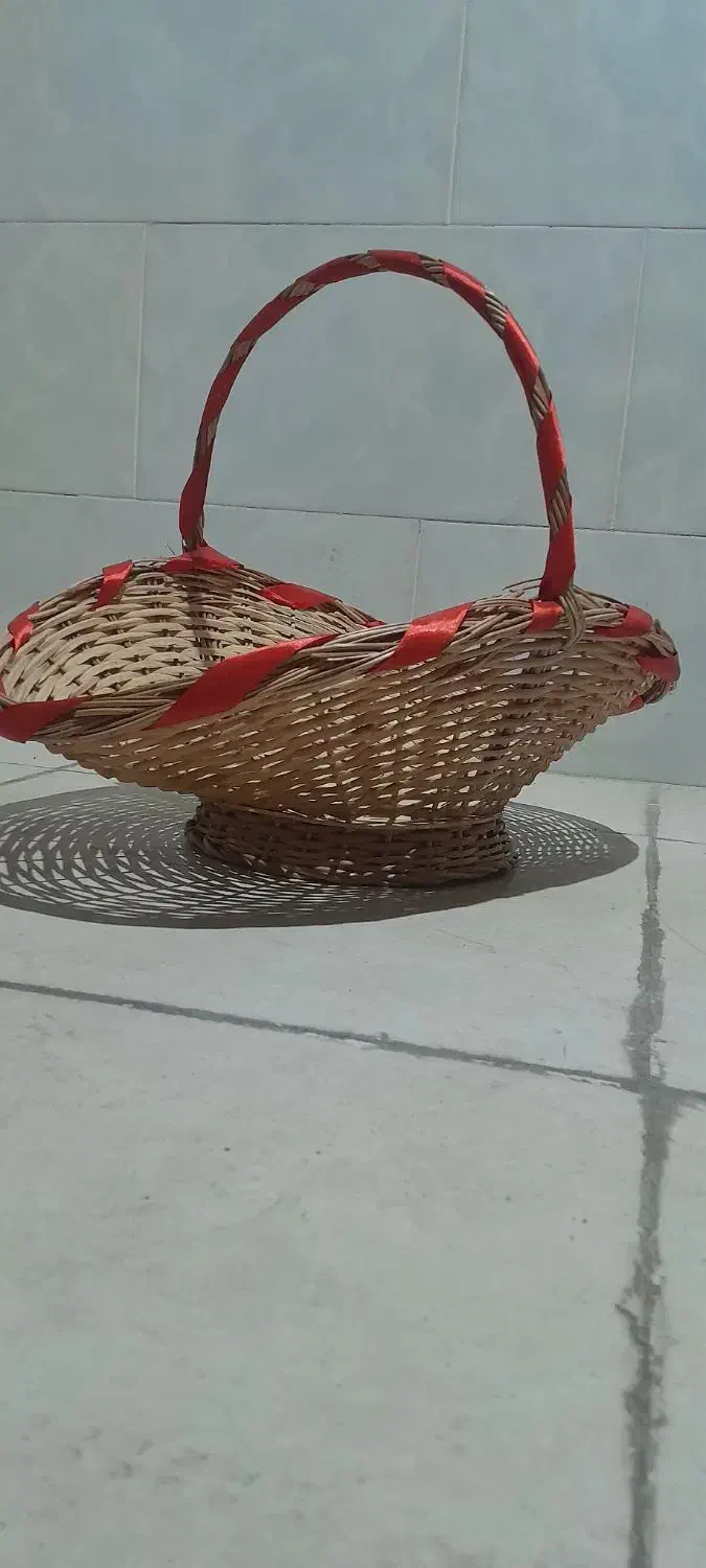 سبد حصیری|صنایع دستی و سایر لوازم تزئینی|سهند, |دیوار