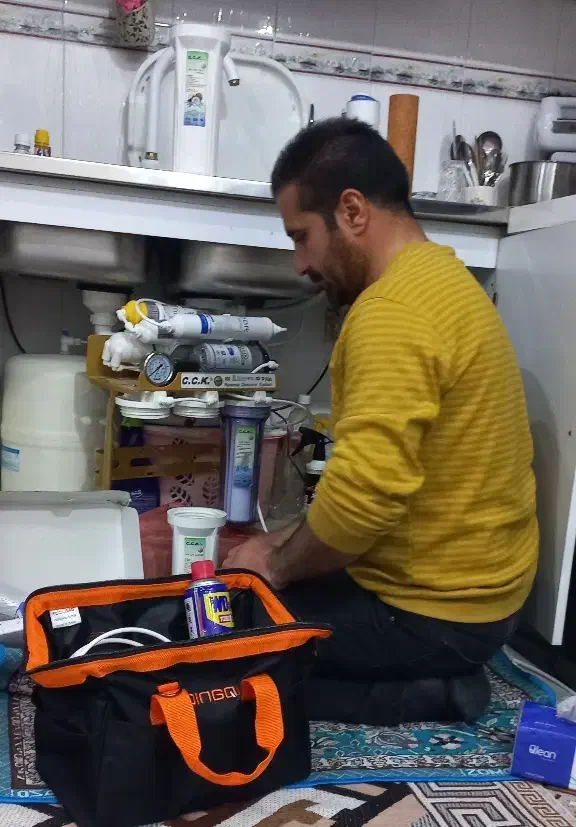 نصاب/ تعمیر ات/ تصفیه آب/ آب تصفیه کن|آب‌سردکن و تصفیه آب|اهواز, فاز ۲ پادادشهر|دیوار