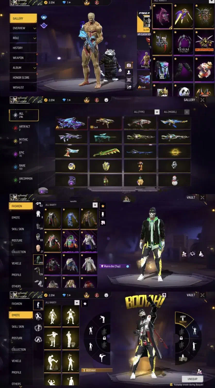 اکانت فری فایر|کنسول، بازی ویدئویی و آنلاین|مراغه, |دیوار