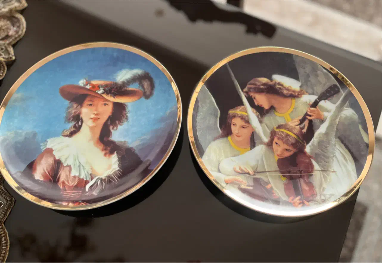 بشقاب دیوارکوب فرانسوی|تابلو، نقاشی، عکس|رودهن, |دیوار