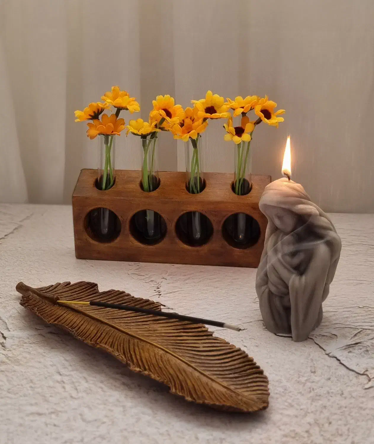 گلجا سنگی طرح چوب|صنایع دستی و سایر لوازم تزئینی|ساوه, |دیوار