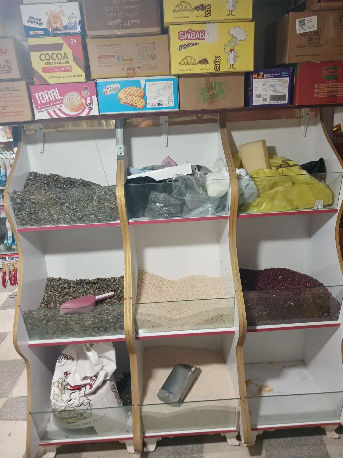 قفسه حبوبات|فروشگاه و مغازه|اشنویه, |دیوار