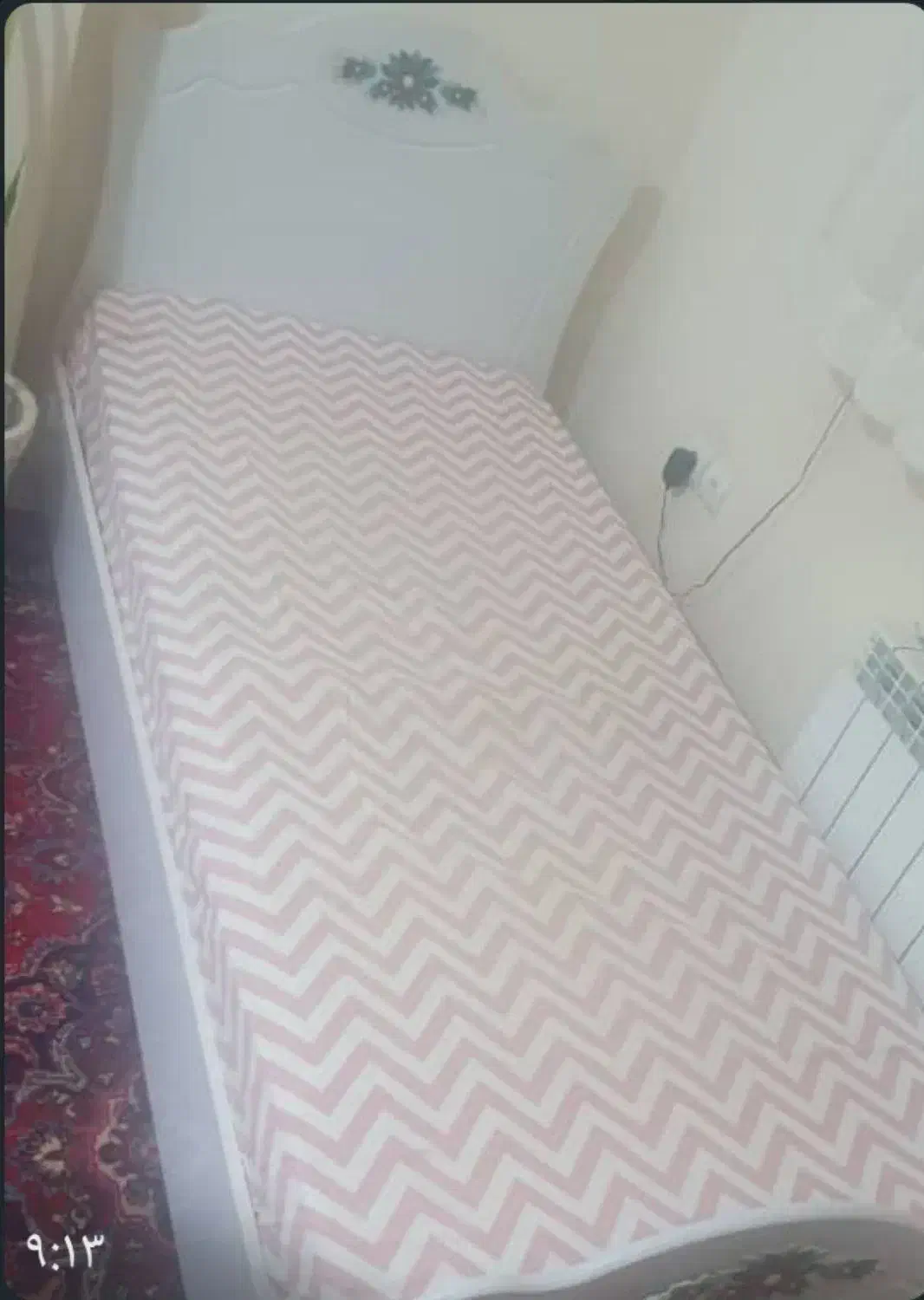 تخت خواب تک‌نفره|تشک تختخواب|میانه, |دیوار