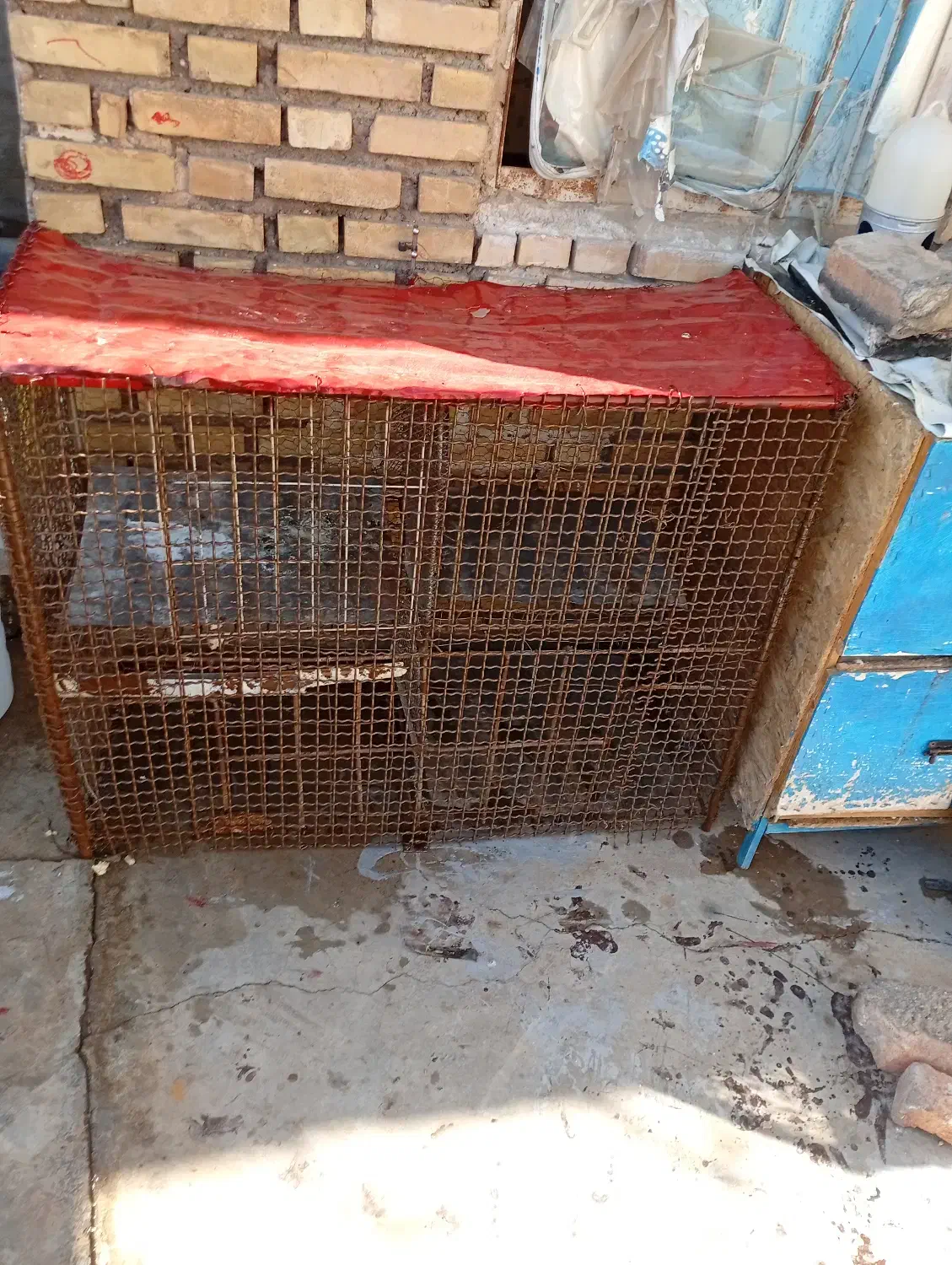 قفس چهار طبقه نو 1500تومن|لوازم جانبی حیوانات|مسجد سلیمان, |دیوار