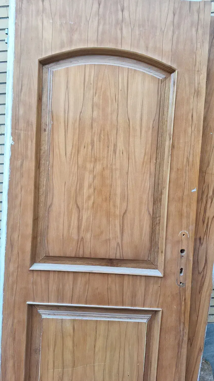 درب چوبی دست دوم دو عدد|مصالح و تجهیزات ساختمان|اصفهان, گلزار|دیوار