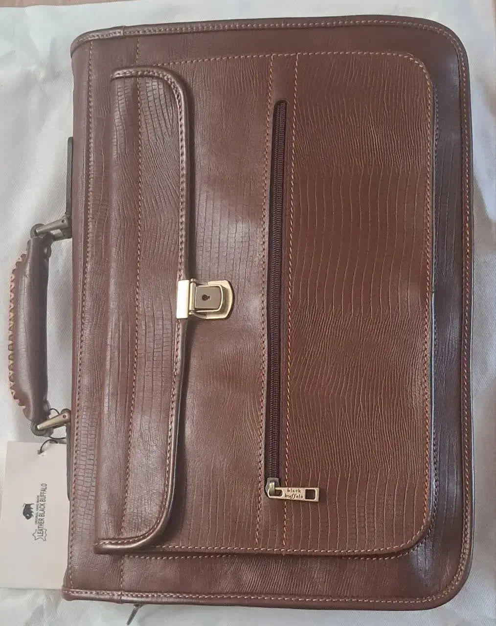 کیف اداری مردانه چرم برند بوفالو|کیف، کفش، کمربند|یزد, |دیوار